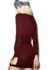 Switch Stripe Deep V-Neck Dress sold by Dolls Kill