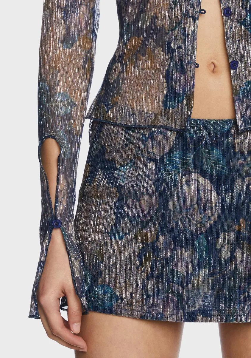 Royal Work Of Art Skirt Set sold by Dolls Kill product image thumbnail 2