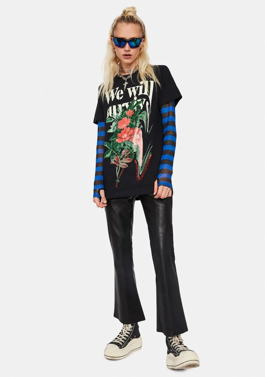 Survive Graphic Tee sold by Dolls Kill product image thumbnail 3