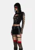 Deviant Curfew Cut-Out Top sold by Dolls Kill