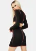 Fair Share Contrast Stitch Skirt Set sold by Dolls Kill