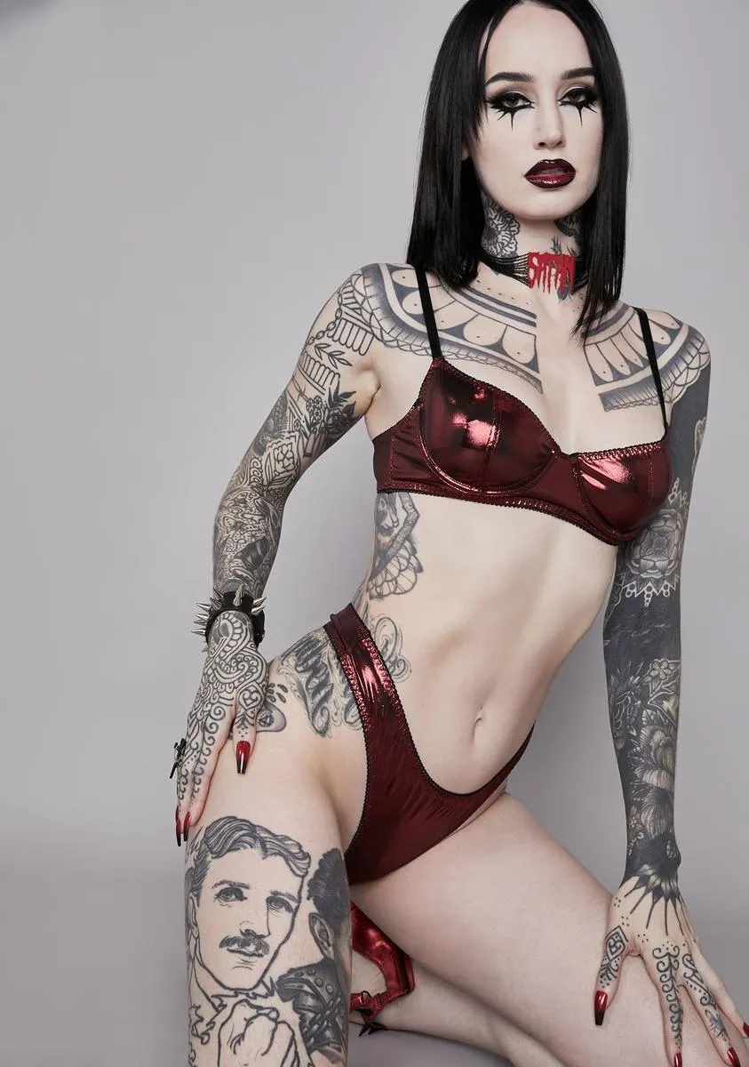 Blood Moon Rising Lingerie Set sold by Dolls Kill product image thumbnail 2