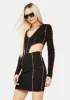 Fair Share Contrast Stitch Skirt Set sold by Dolls Kill