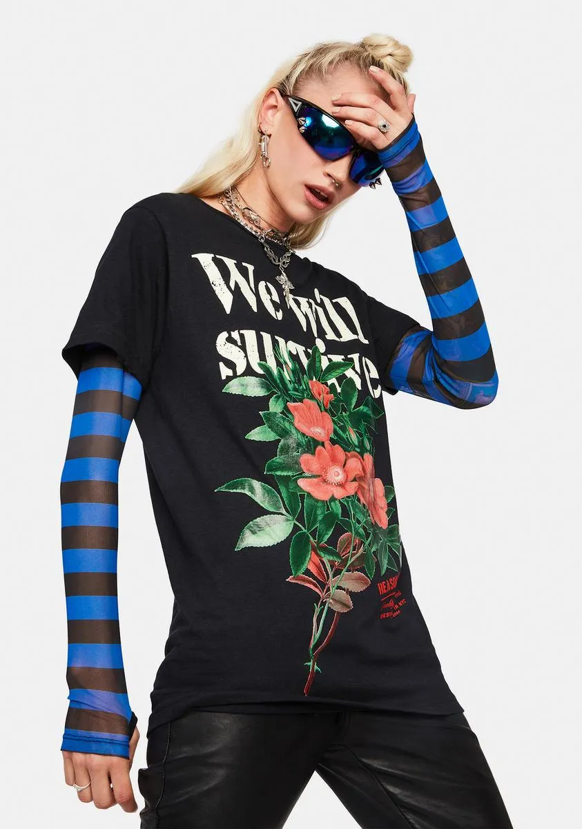 Survive Graphic Tee sold by Dolls Kill product image thumbnail 2
