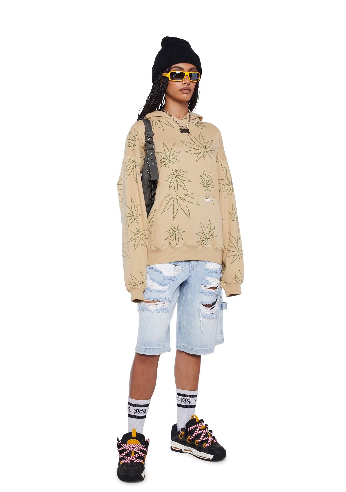Plantlife Fleece Hoodie sold by Dolls Kill product image thumbnail 2