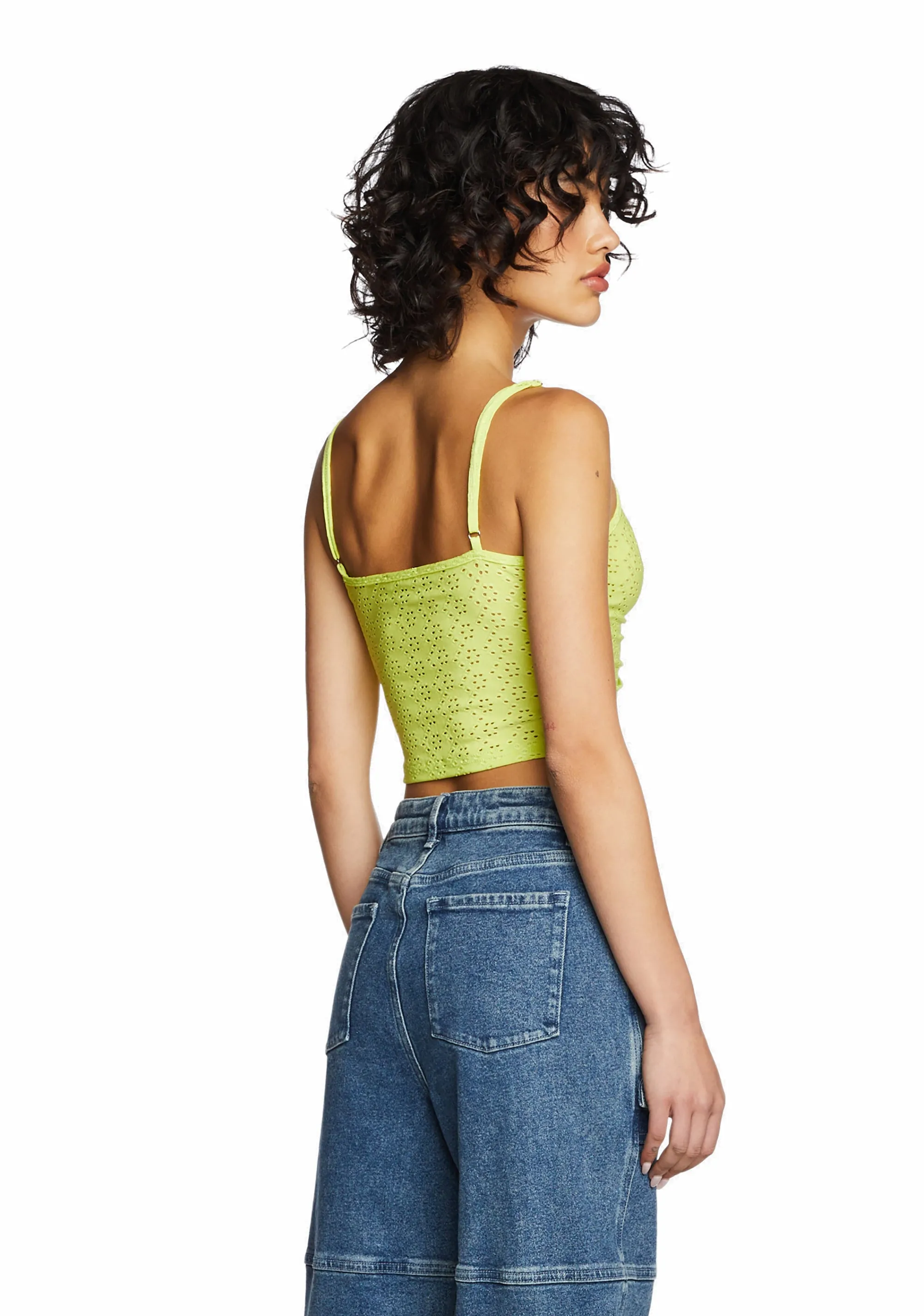 Summertime Soulmate Tank Top - Citron sold by Dolls Kill product image thumbnail 2
