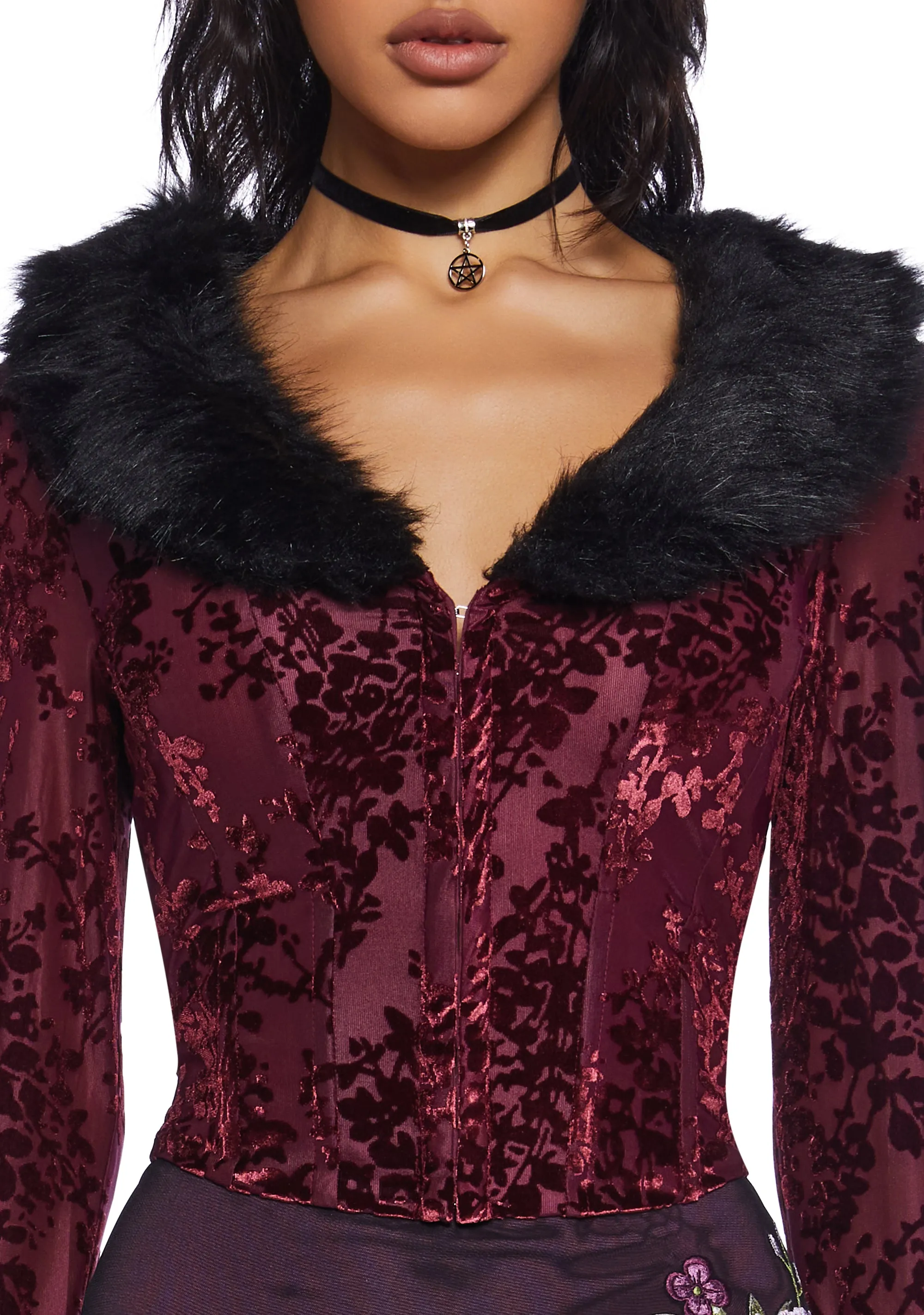 Lovestruck In Lisbon Corset Top - Red sold by Dolls Kill product image thumbnail 5