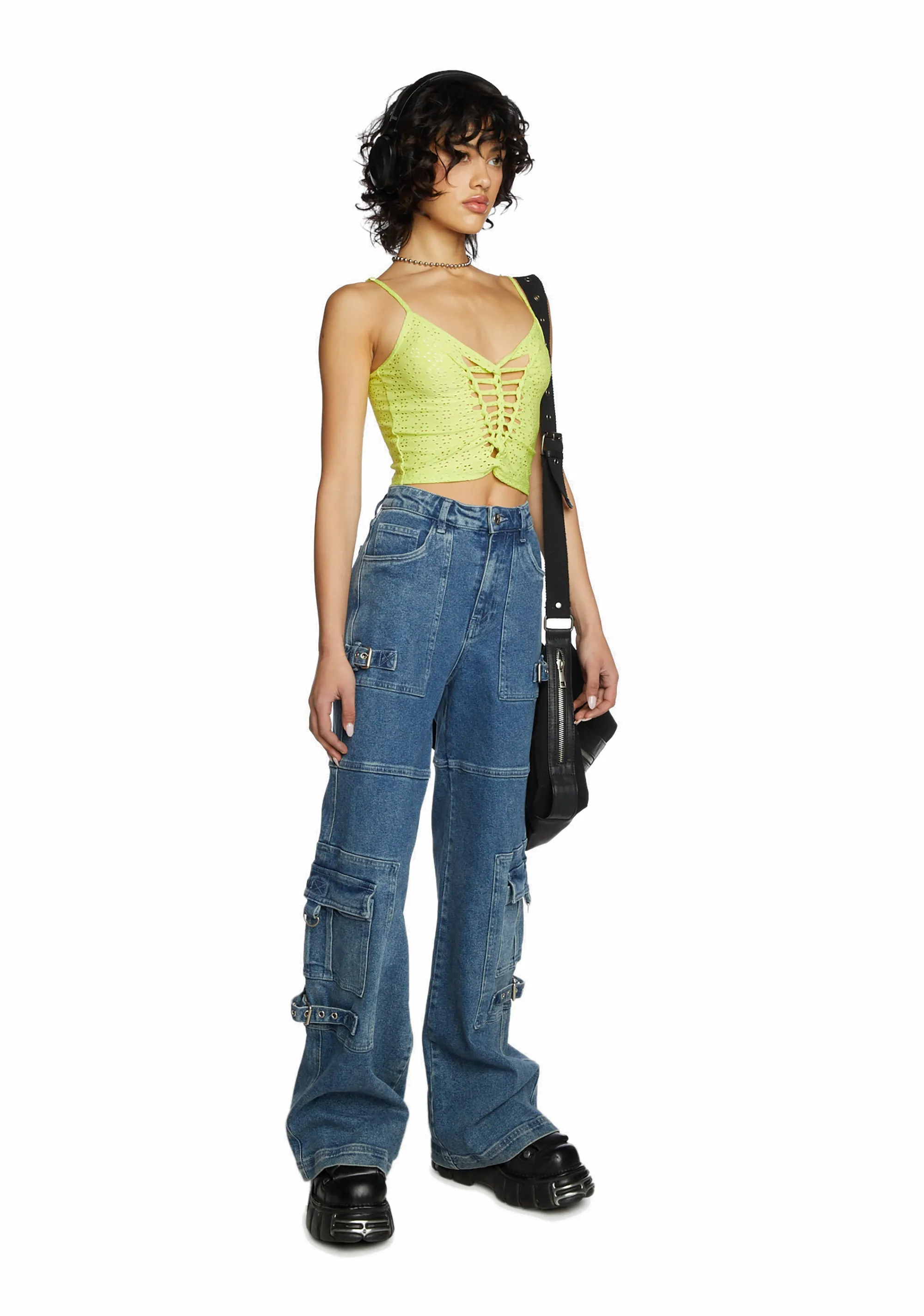 Summertime Soulmate Tank Top - Citron sold by Dolls Kill product image thumbnail 4