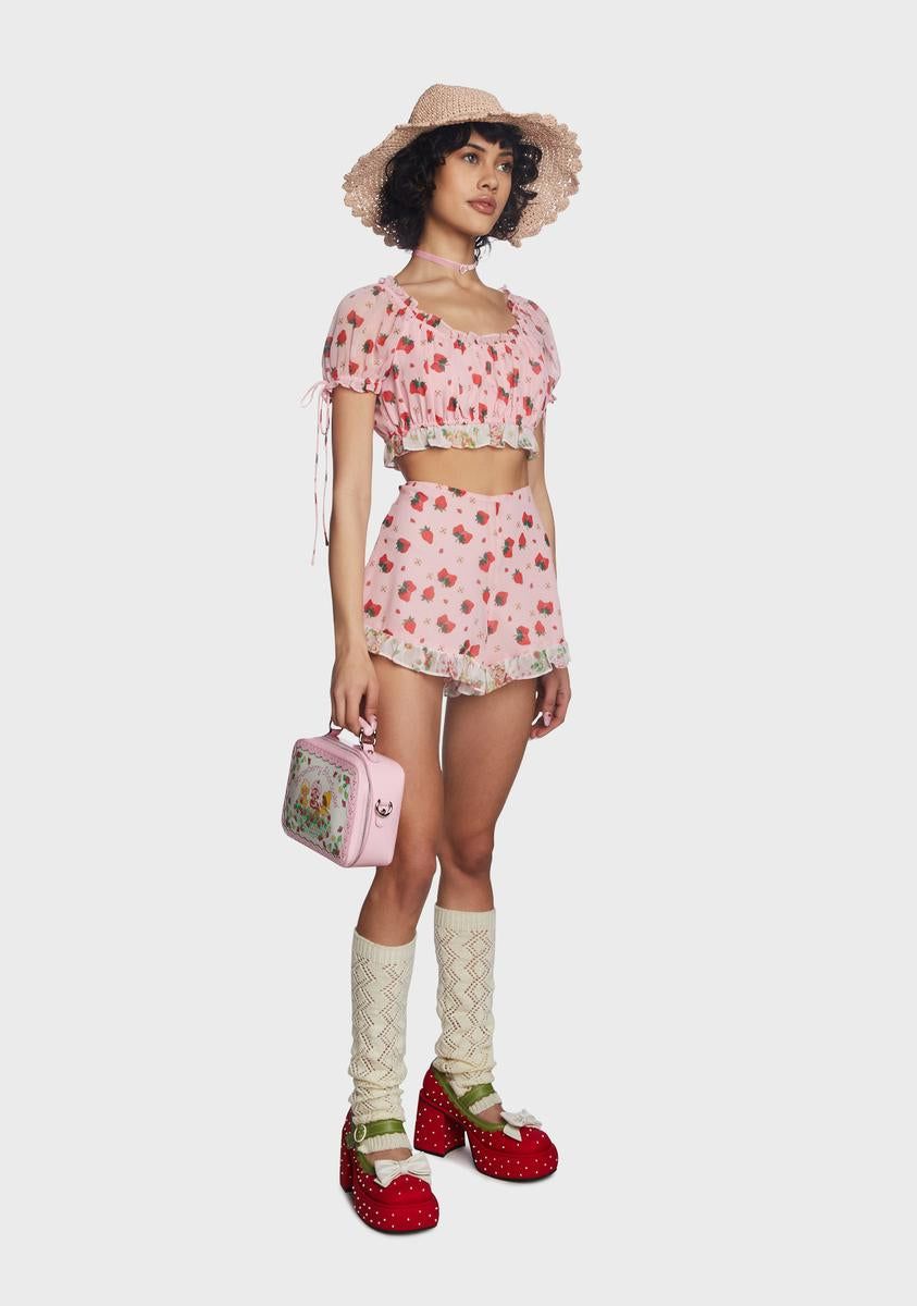 Meadow Greeting Shorts Set sold by Dolls Kill product image thumbnail 5