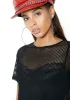Between The Lines Sheer Ribbed Tee sold by Dolls Kill