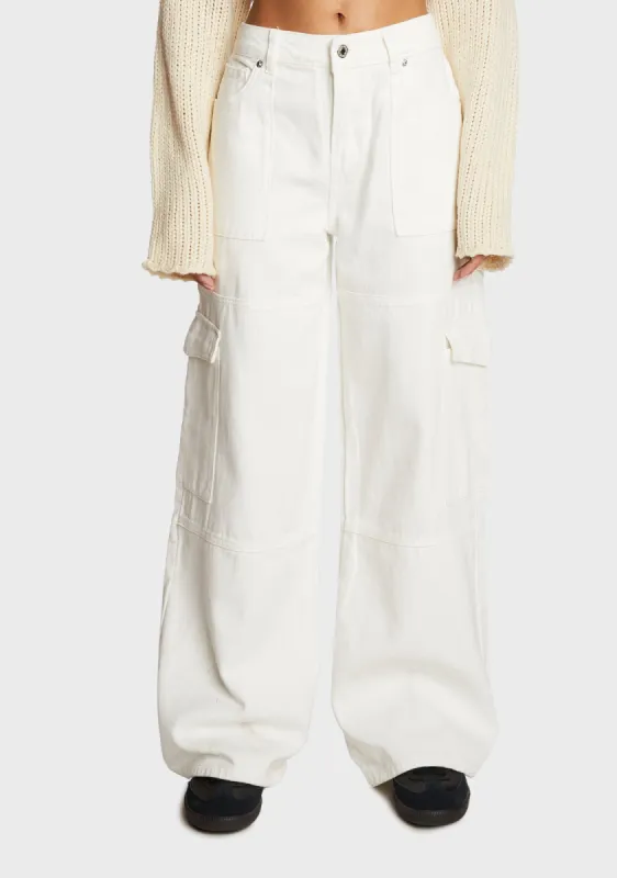 Ember Denim Cargo Pants sold by Dolls Kill