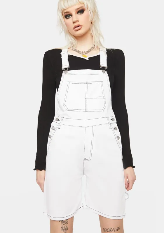 Chill I Can Fix That Denim Shortalls sold by Dolls Kill