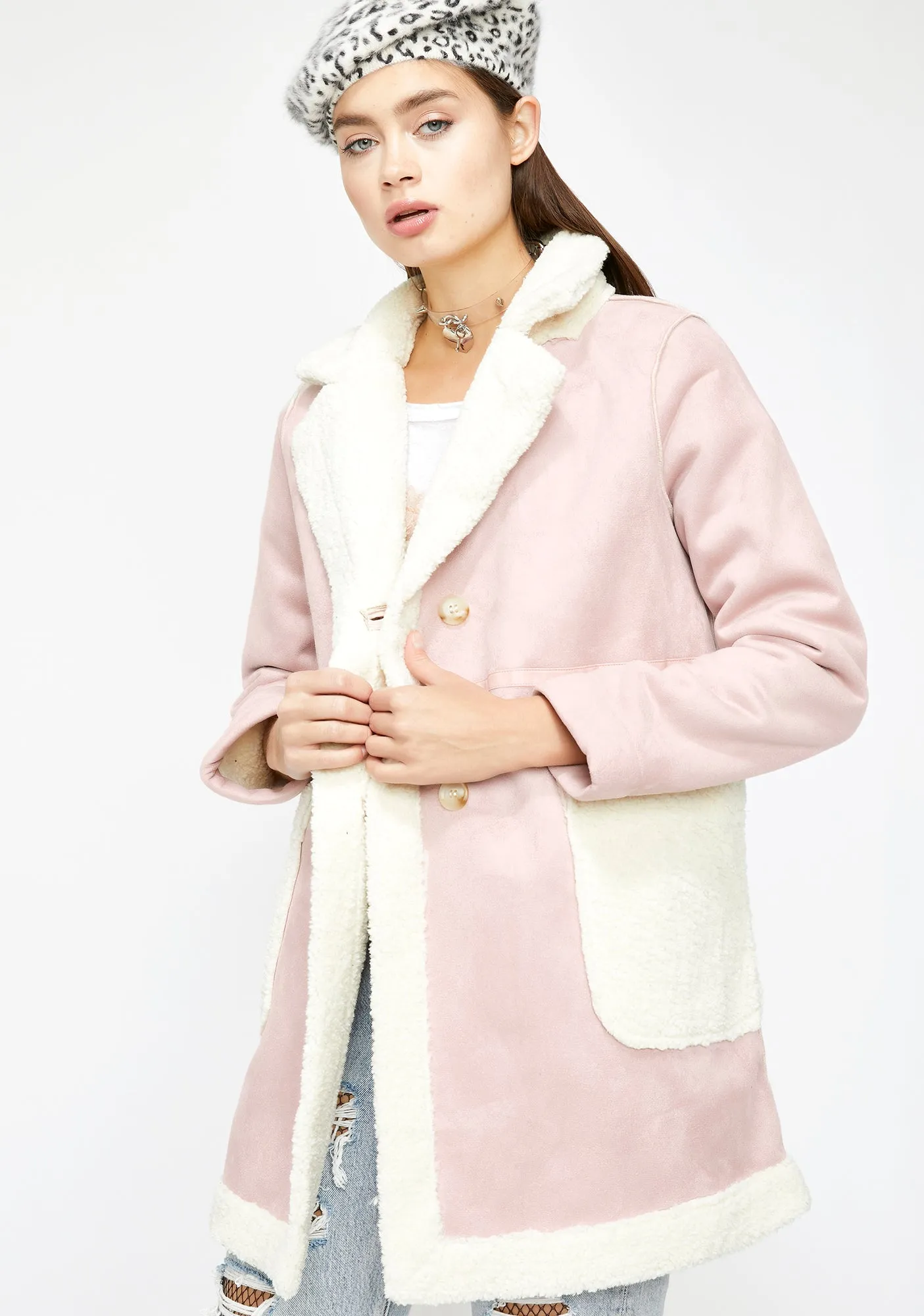 Winter Proof Sherpa Jacket sold by Dolls Kill