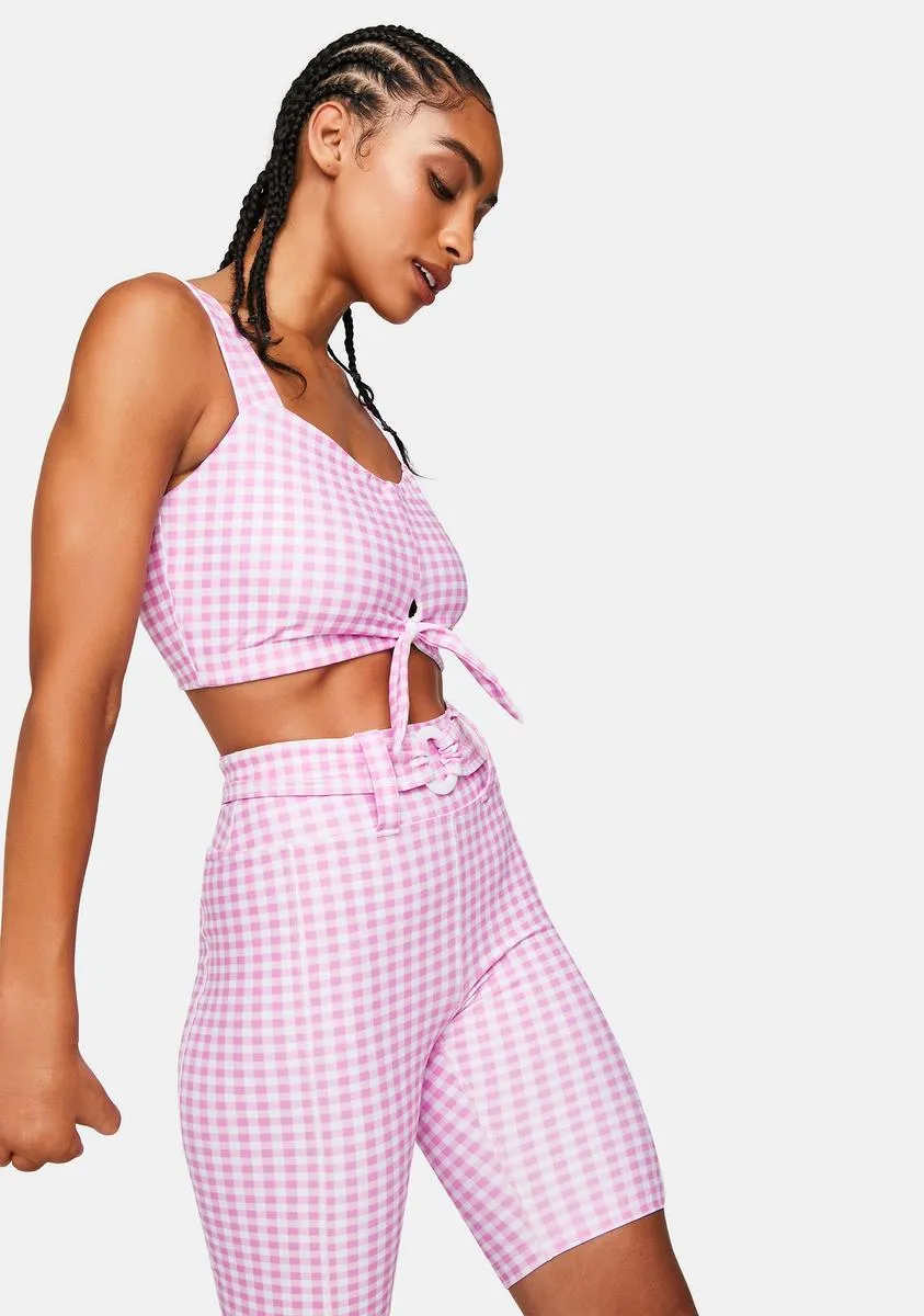 Gingham Pin Up Bra sold by Dolls Kill product image thumbnail 2