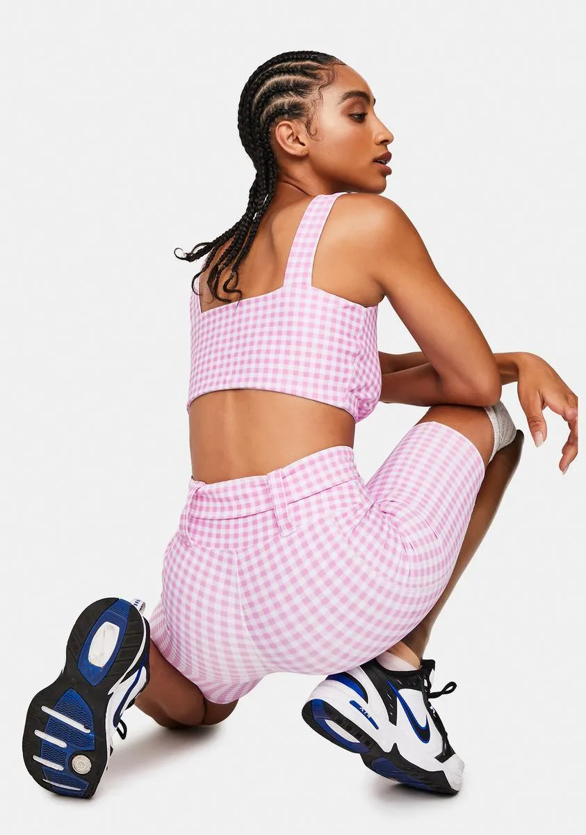 Gingham Pin Up Bra sold by Dolls Kill product image thumbnail 4