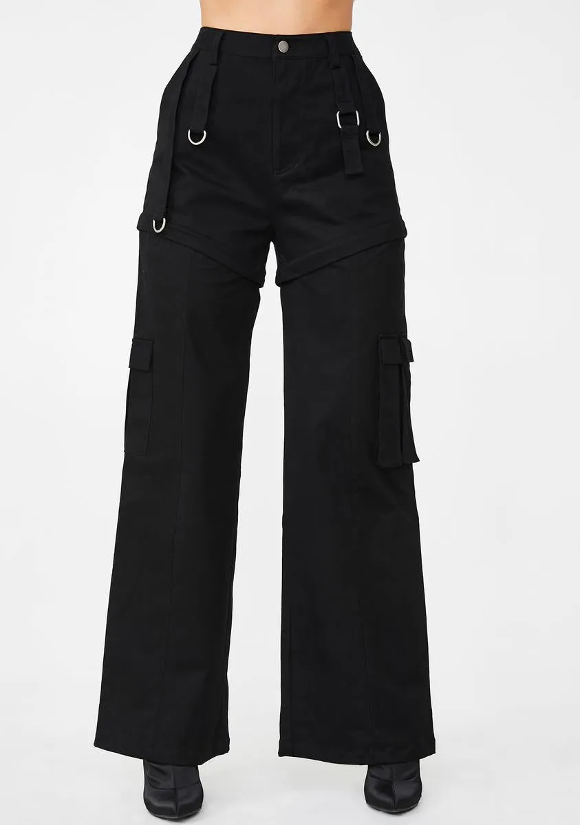 Locked N' Loaded Convertible Pants sold by Dolls Kill