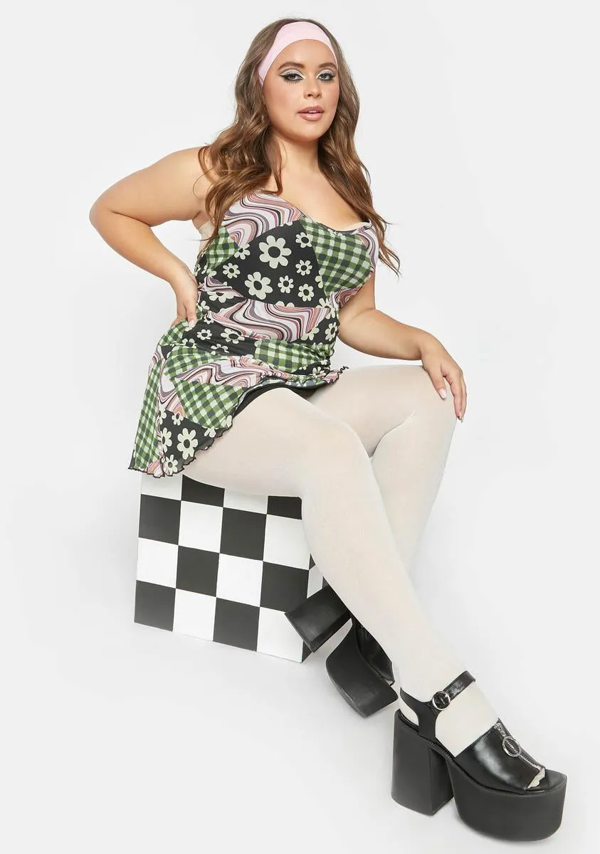 Plus Reinvent Myself Mesh Mini Dress sold by Dolls Kill product image thumbnail 2