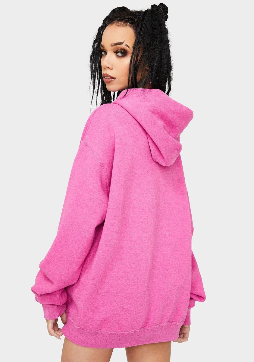 Pink Porn Star Pullover Hoodie sold by Dolls Kill product image thumbnail 4