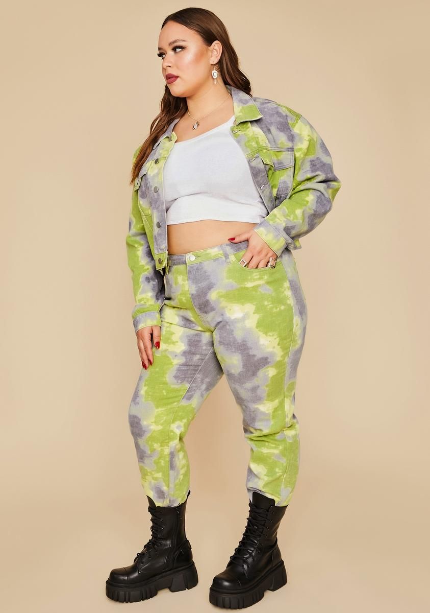 Wild Eyes Of Envy Tie Dye Jeans sold by Dolls Kill product image thumbnail 3