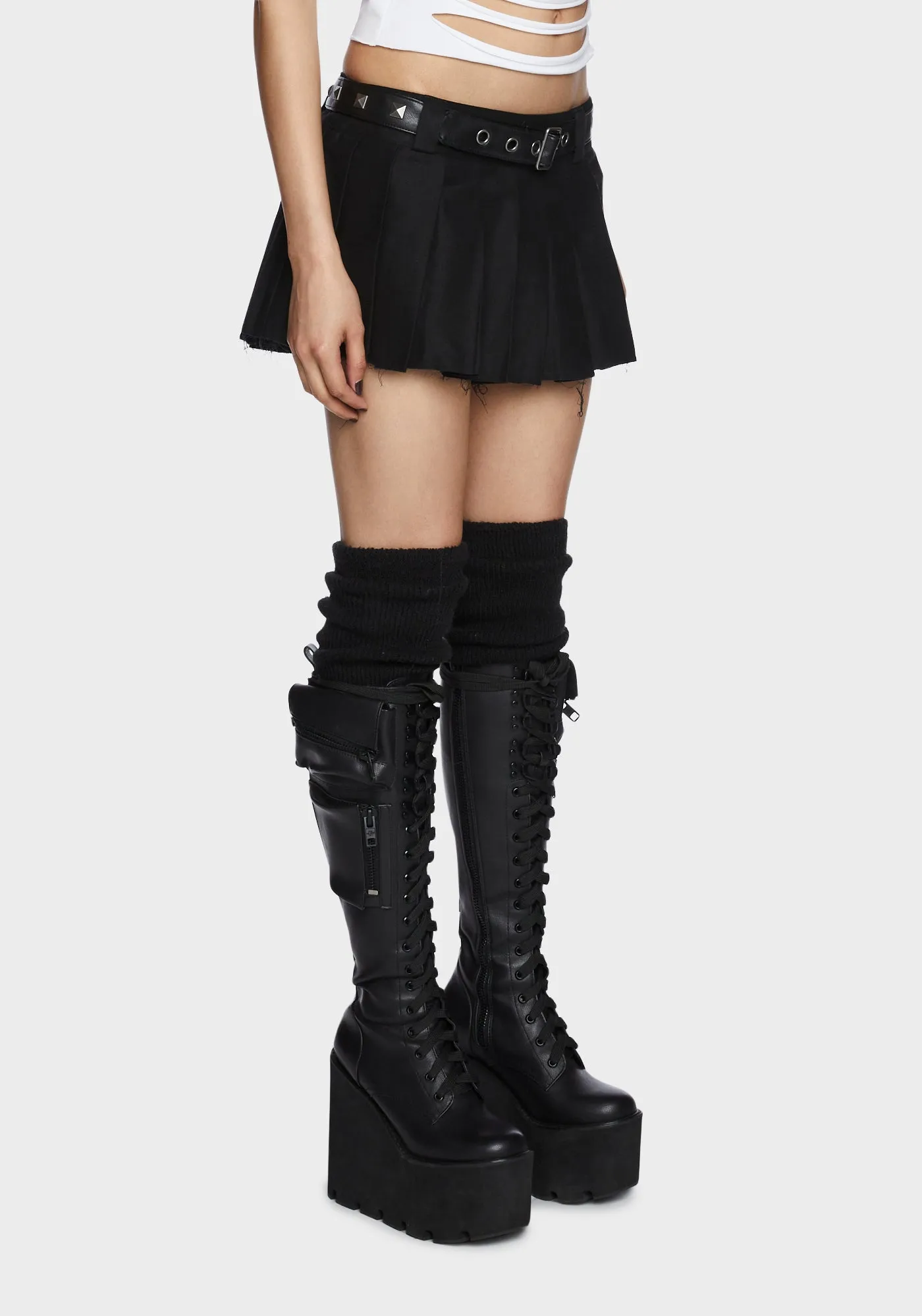 The Potential Micro Mini Skirt sold by Dolls Kill product image thumbnail 4