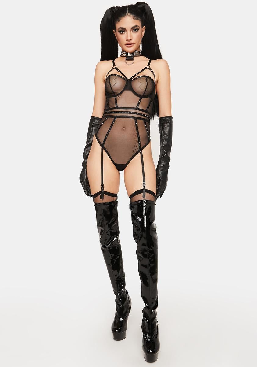 Forever Mine Sheer Teddy sold by Dolls Kill product image thumbnail 3