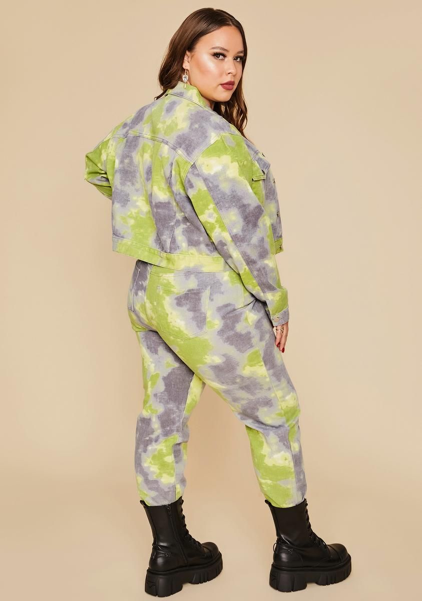 Wild Eyes Of Envy Tie Dye Jeans sold by Dolls Kill product image thumbnail 4