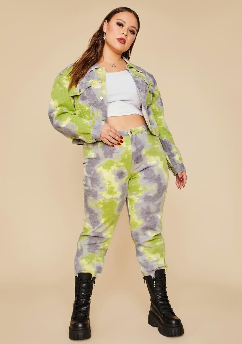 Wild Eyes Of Envy Tie Dye Jeans sold by Dolls Kill product image thumbnail 2