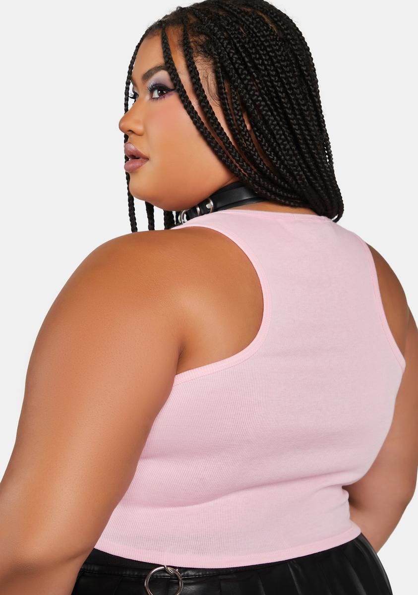 Plus Give Me Space Crop Tank sold by Dolls Kill product image thumbnail 4