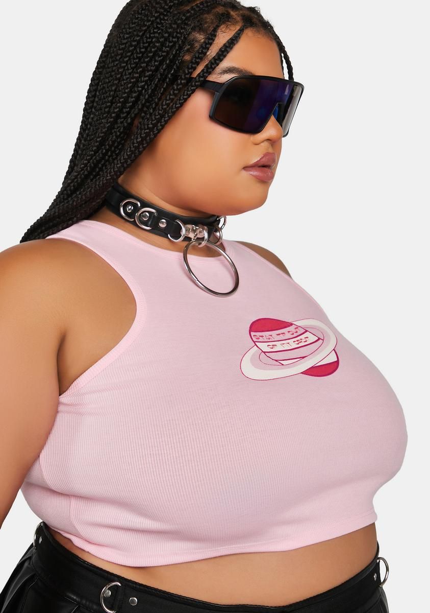 Plus Give Me Space Crop Tank sold by Dolls Kill product image thumbnail 2