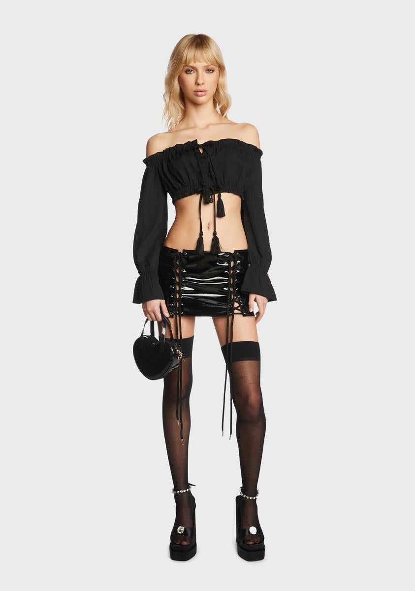 Chic Nights Off The Shoulder Top sold by Dolls Kill product image thumbnail 5