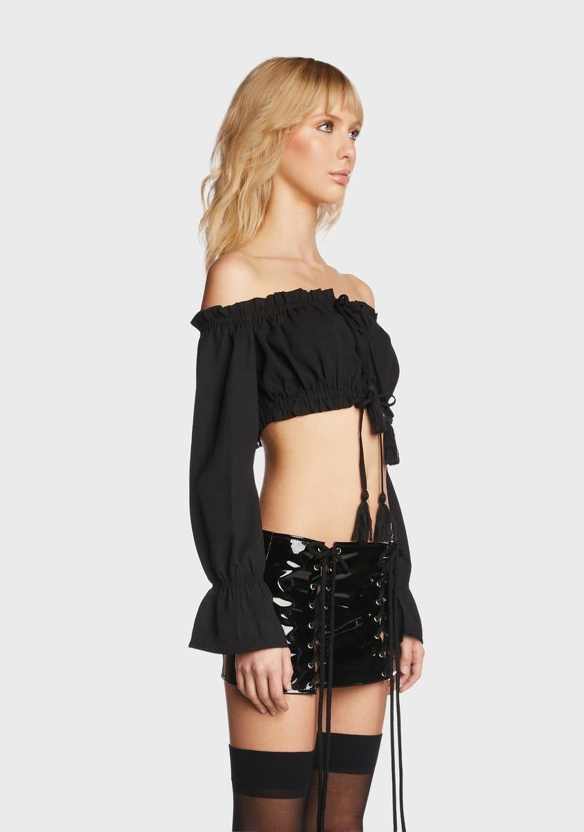 Chic Nights Off The Shoulder Top sold by Dolls Kill product image thumbnail 3