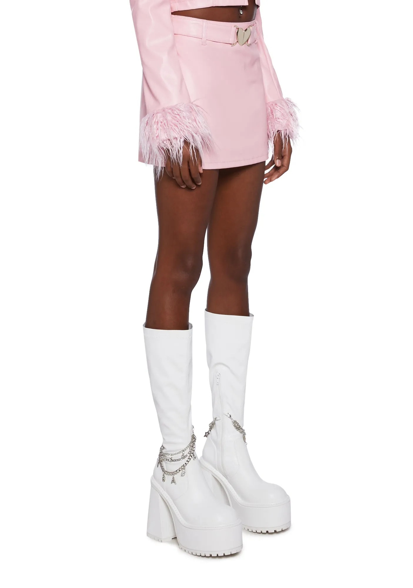 Make 'Em Pay Mini Skirt sold by Dolls Kill product image thumbnail 3