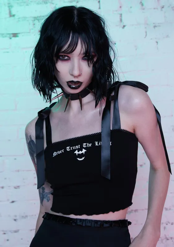 Tell Me No Lies Crop Top sold by Dolls Kill