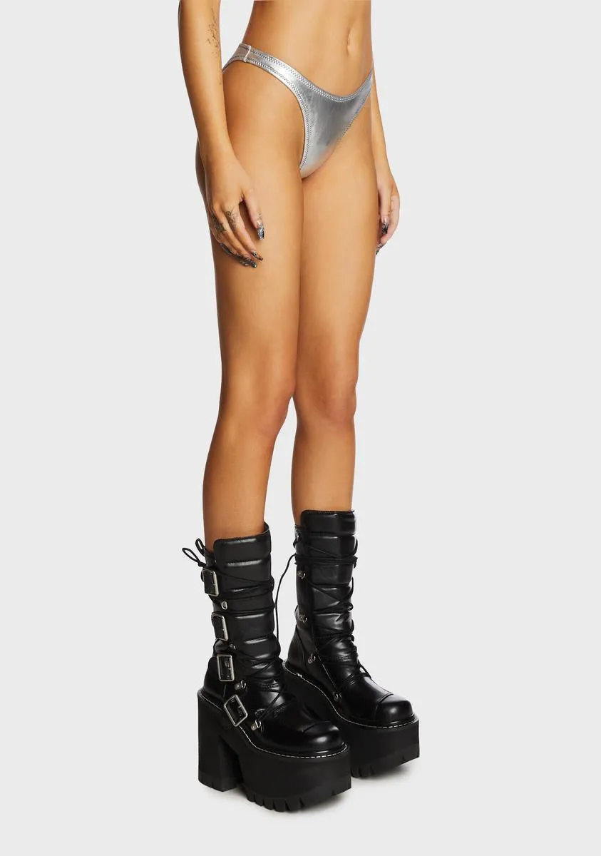 The '91 Straight Up Bikini Bottoms sold by Dolls Kill product image thumbnail 3