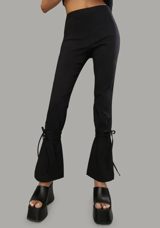 Power Moves Fitted Flare Pants sold by Dolls Kill