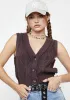 Denson Cable Knit Vest sold by Dolls Kill
