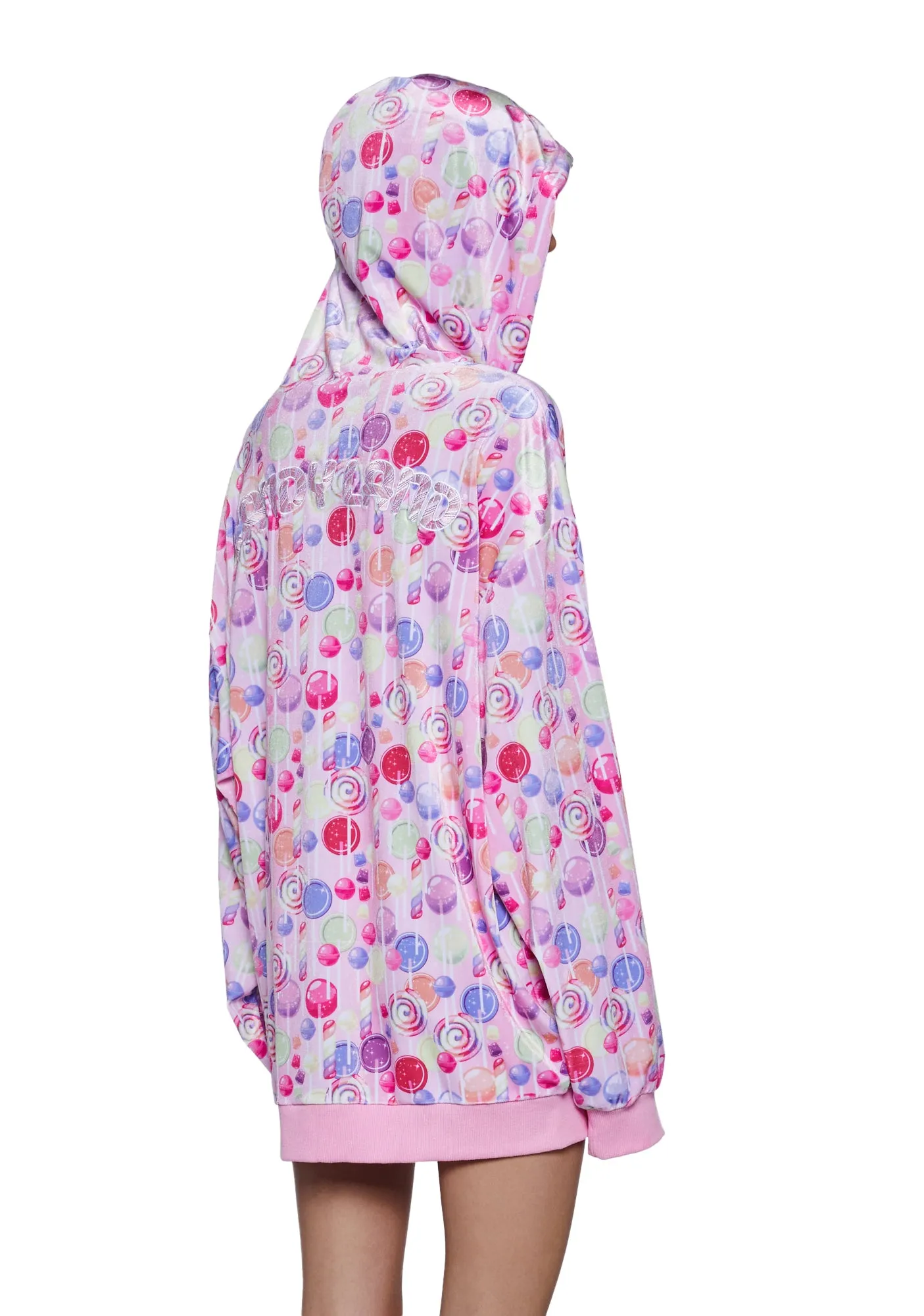 Sweet Pieces Velour Hoodie sold by Dolls Kill product image thumbnail 4