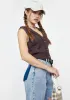 Denson Cable Knit Vest sold by Dolls Kill
