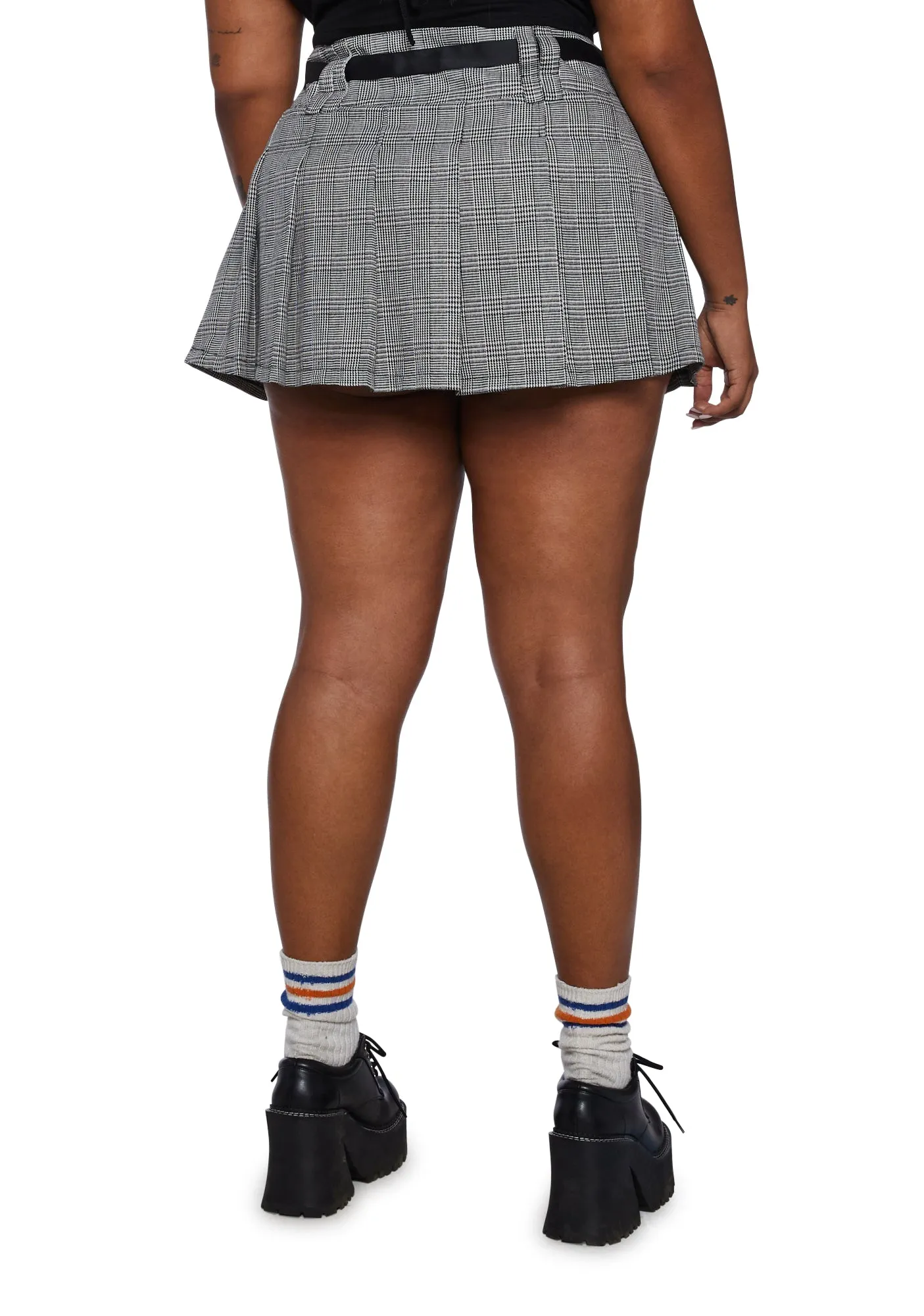 Plus You're Invited Pleated Mini Skirt sold by Dolls Kill product image thumbnail 4