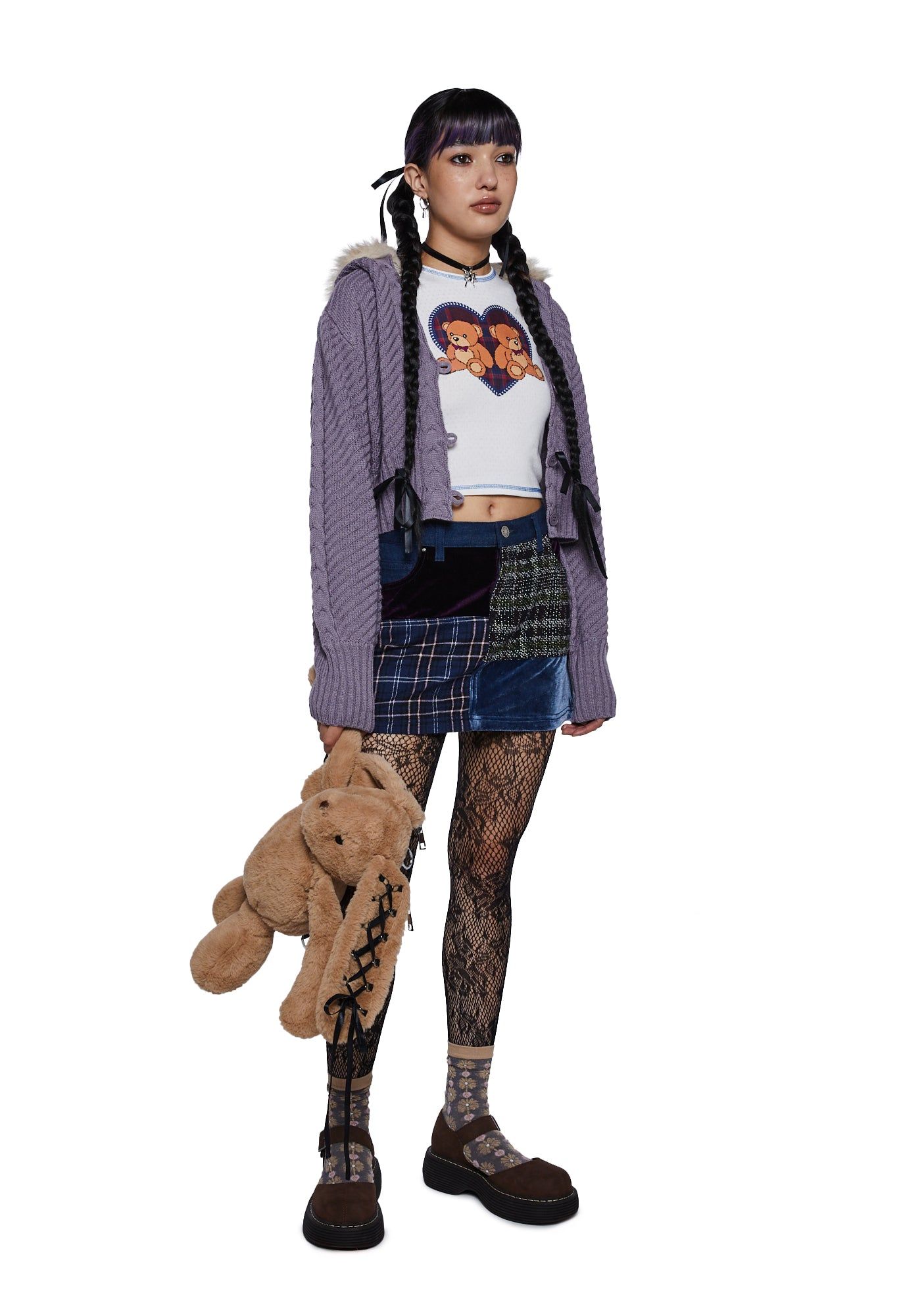 My Baby Bear Baby Tee sold by Dolls Kill product image thumbnail 5