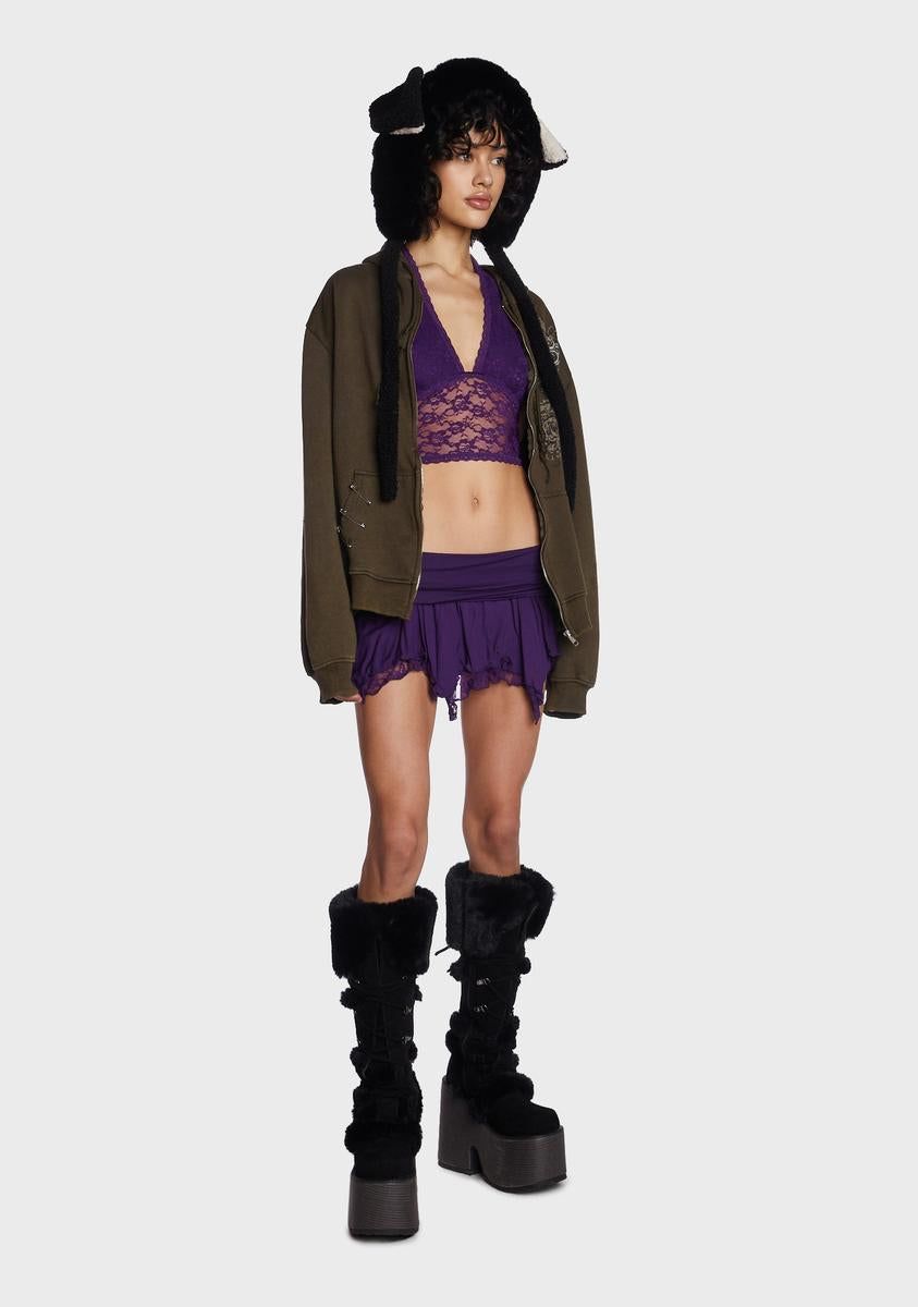 Tales Of Fantasy Mini Skirt - Purple sold by Dolls Kill product image thumbnail 5