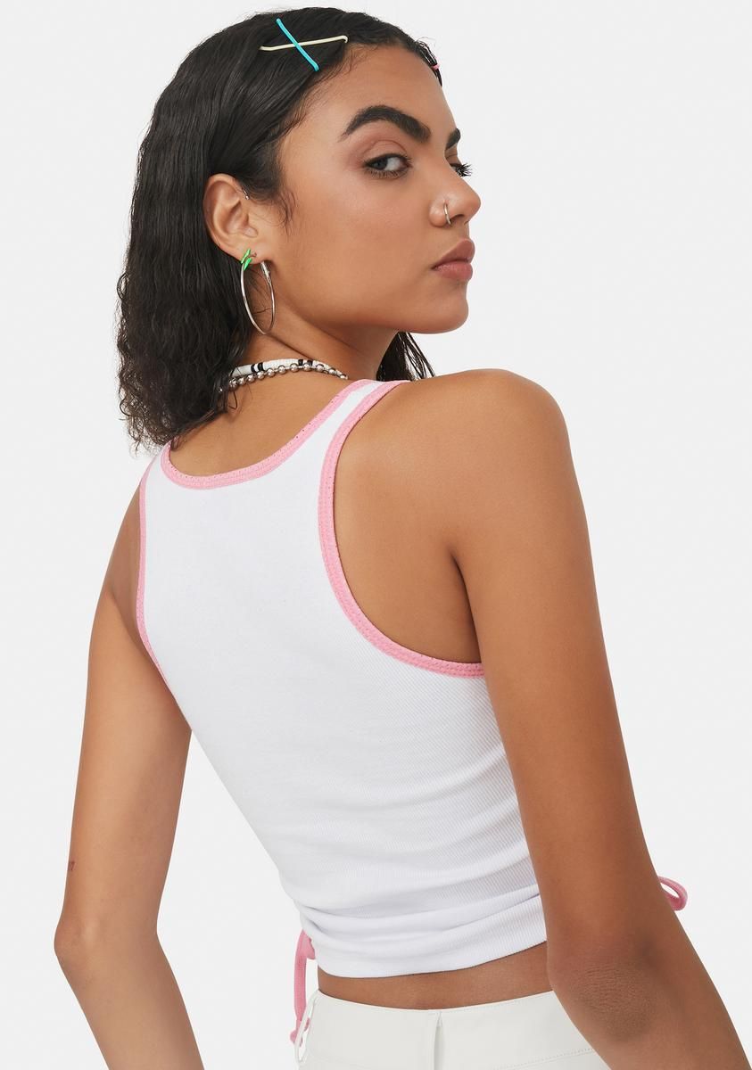 On My Team Mesh Tank Top sold by Dolls Kill product image thumbnail 4