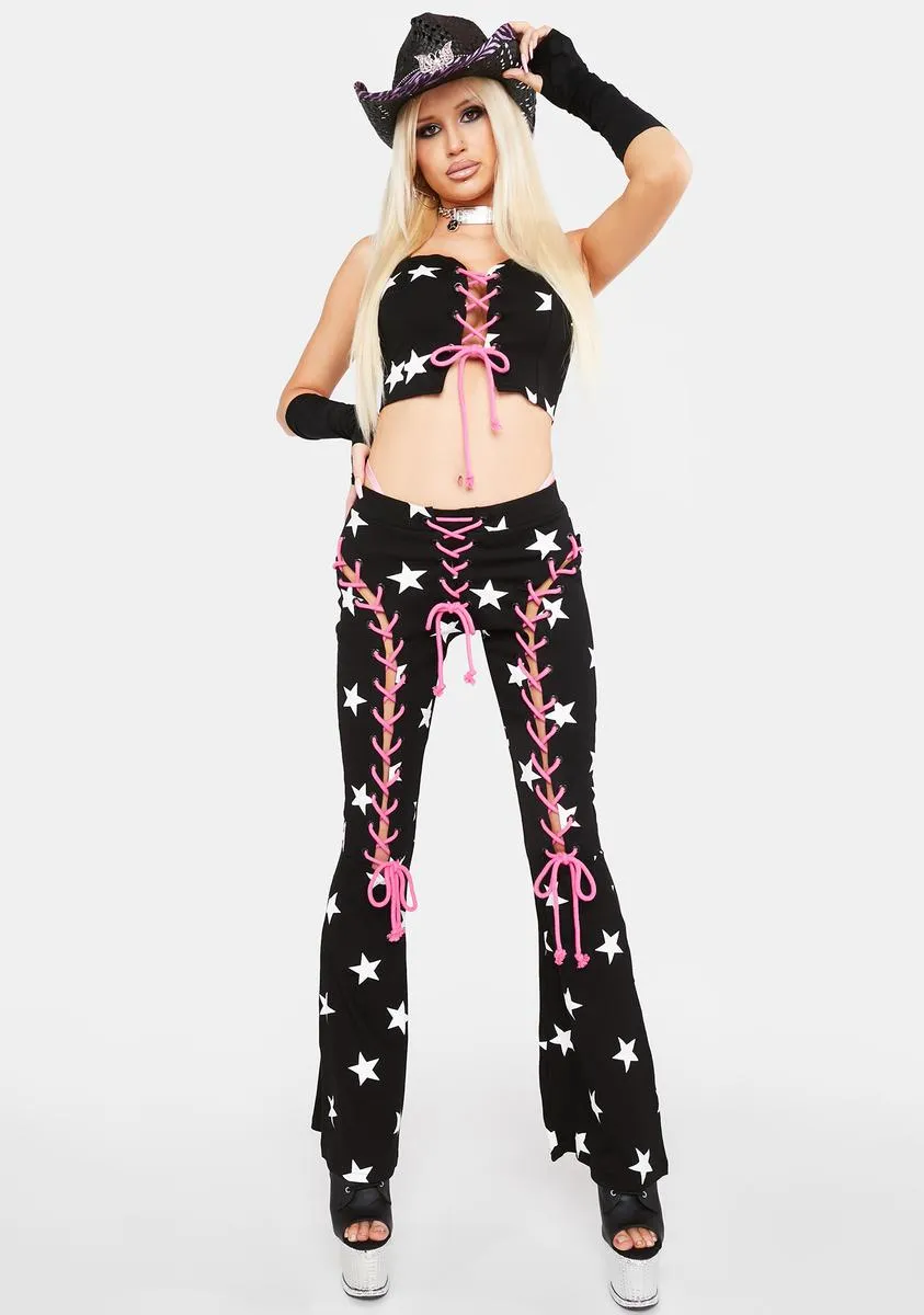 Lights Camera Action Crop Top sold by Dolls Kill product image thumbnail 3