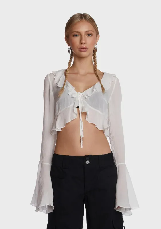 Let It Flow Crop Top sold by Dolls Kill