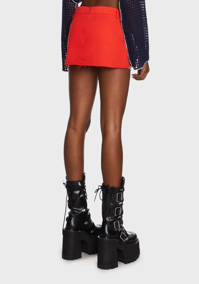 Love Nothing Less Micro Mini Skirt sold by Dolls Kill product image thumbnail 4