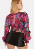 Scarlett Ruffle Crop Top sold by Dolls Kill