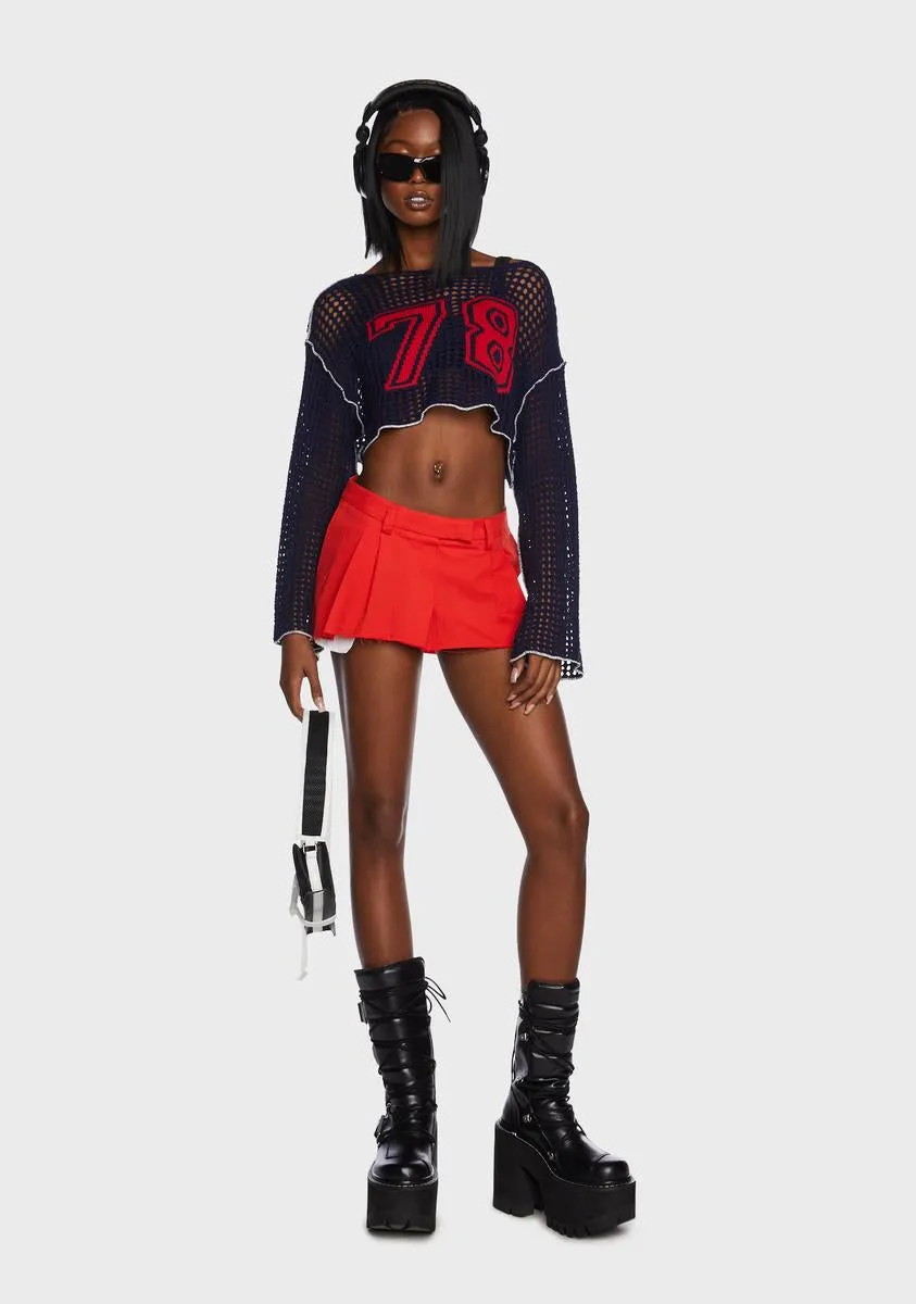 Love Nothing Less Micro Mini Skirt sold by Dolls Kill product image thumbnail 5