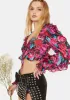 Scarlett Ruffle Crop Top sold by Dolls Kill