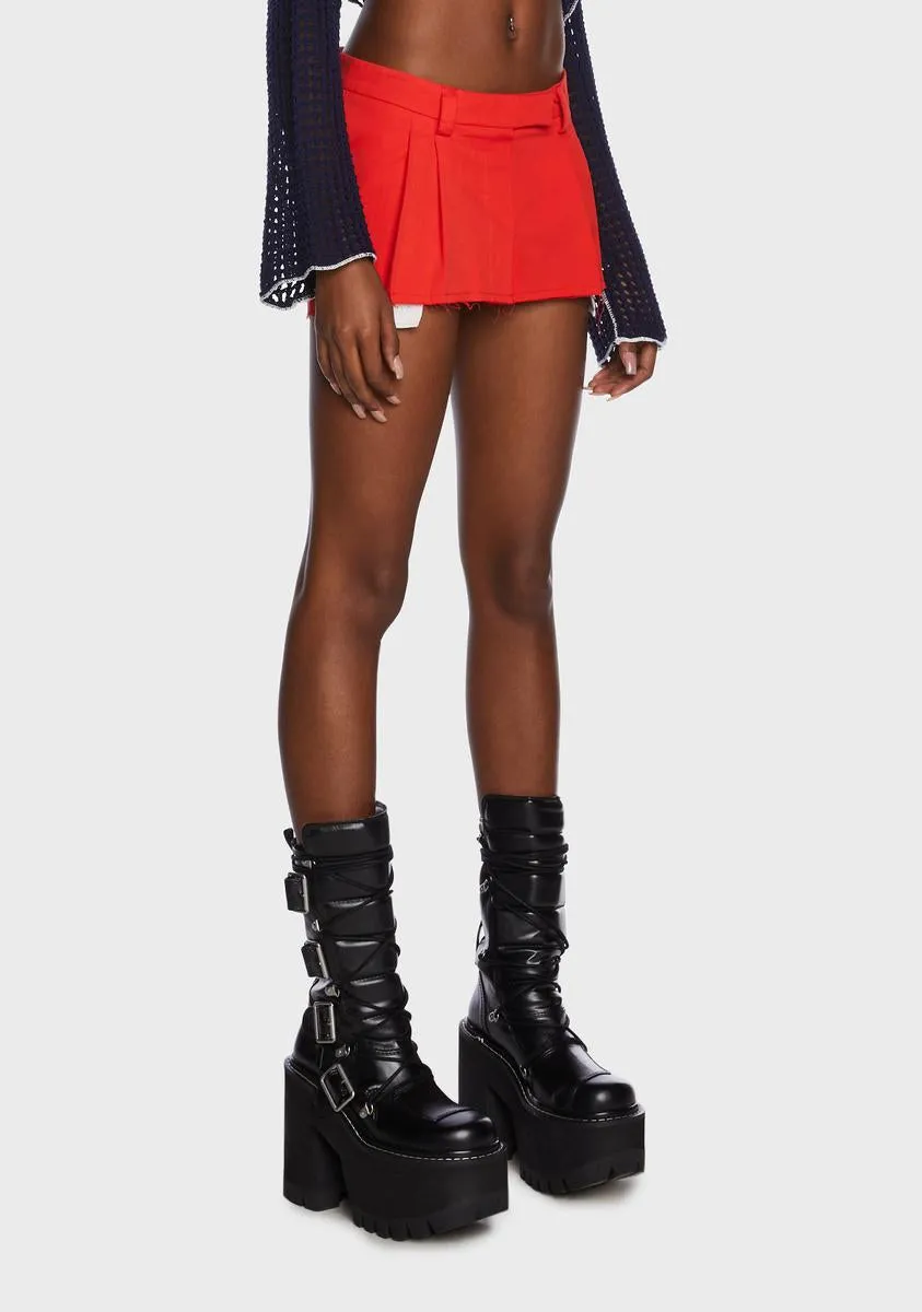 Love Nothing Less Micro Mini Skirt sold by Dolls Kill product image thumbnail 3