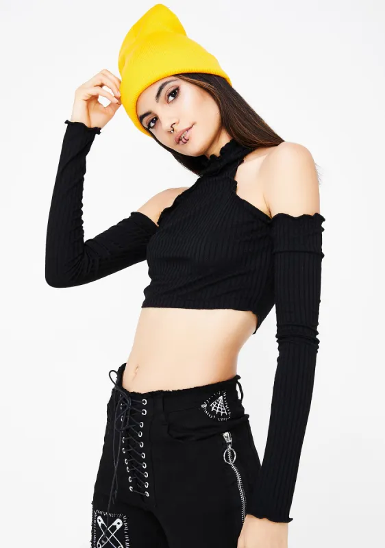 Say Hello Crop Top sold by Dolls Kill
